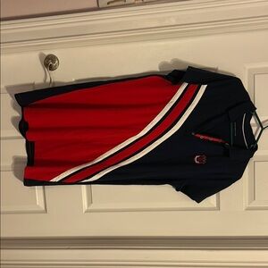 Tommy Hilfiger Red and Navy Mini Dress Xl Like new.